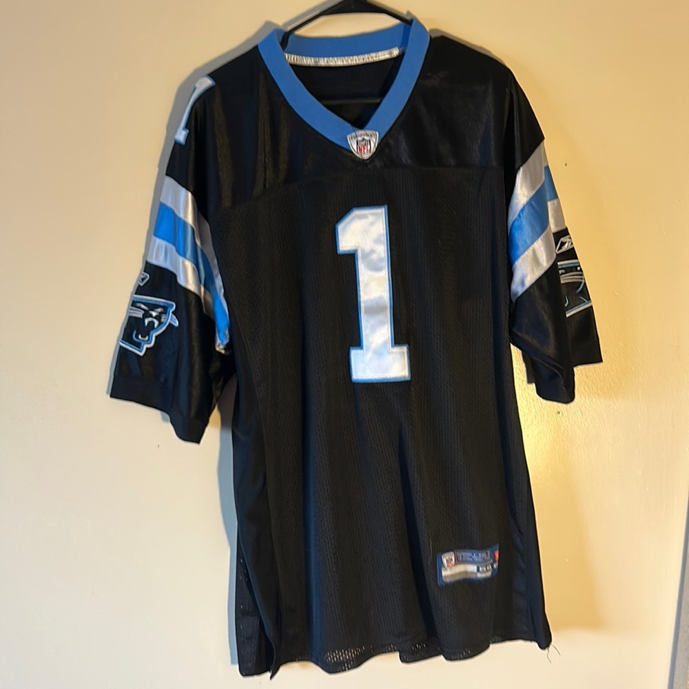 NFL Cam Newton panthers jersey number one size XL 54